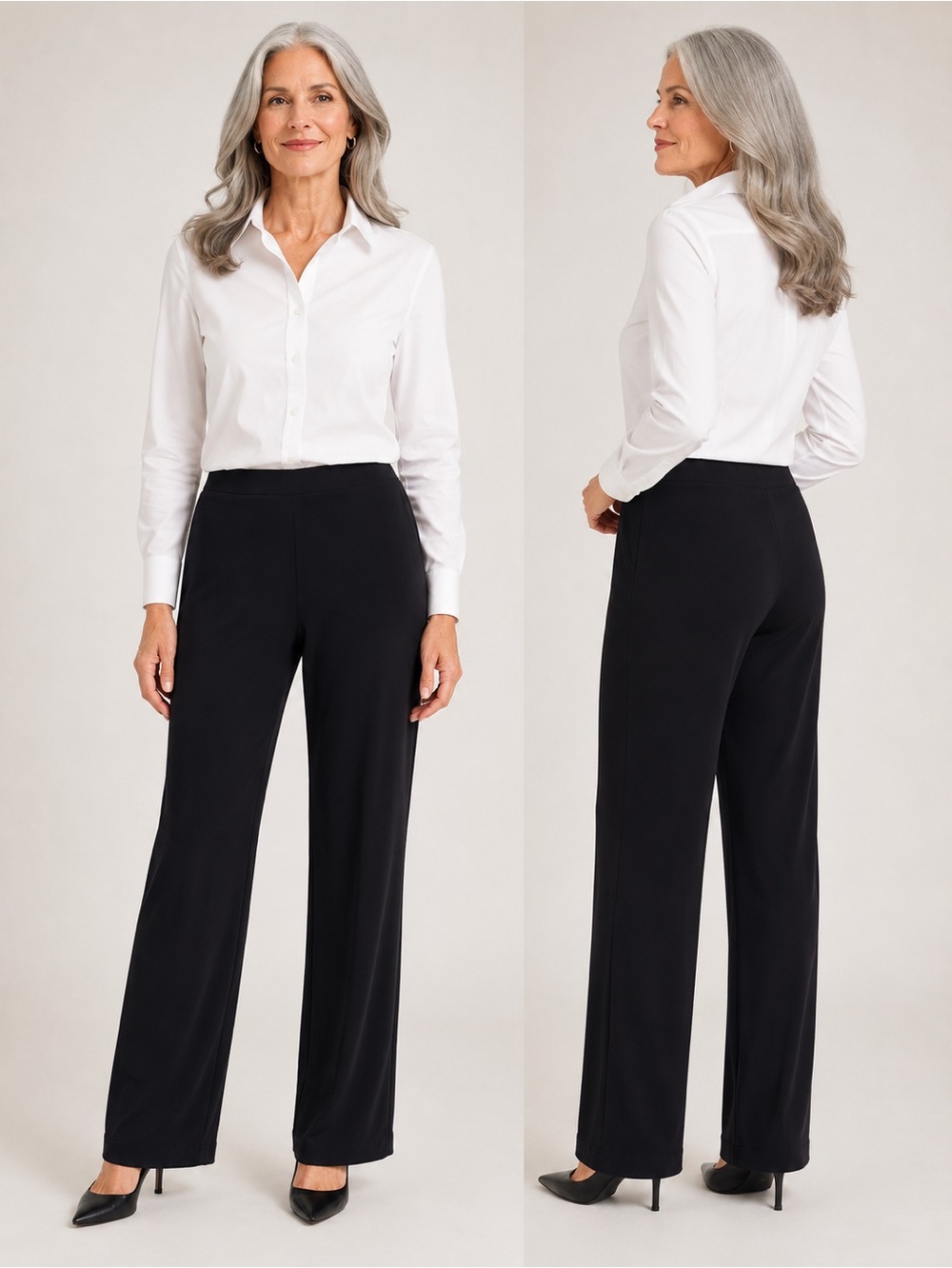 Chicos pants Easywear collection Black  Size large Chicos size 2 short